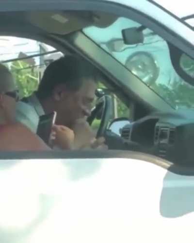 Just sucking on some feet while stuck in traffic