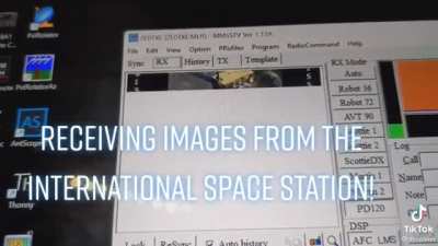 Receiving image from the ISS