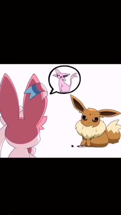 Hey guys, did you know that in terms of mimicking their evolutions, eevee is the most adorable?