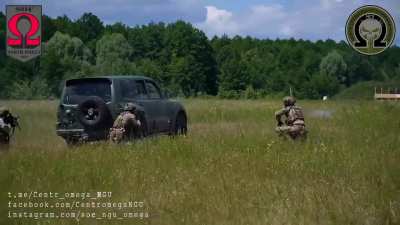 The fighters of the Special Forces Center 