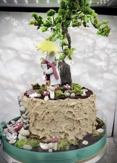 I managed to let rain fall on a cake