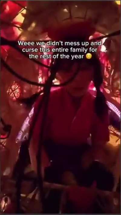 Don't know why that other sub removed it, because this is awesome. It's what the inside of those chinese dancing dragons look like.