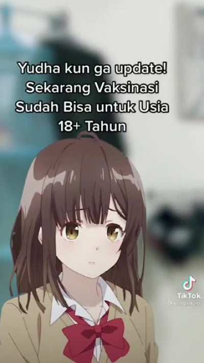 Indonesia's official Health Ministry tiktok to promote vaccination.