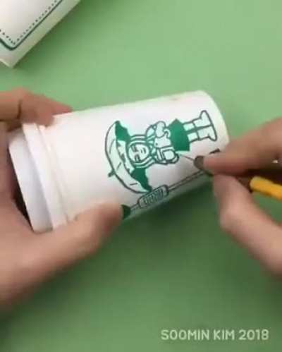 Drawing on a Starbucks cup