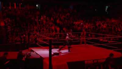 Wrestler makes her entrance as Karlach (Athena from RoH)