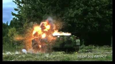 Carl-Gustaf recoilless rifle vs BMP-1