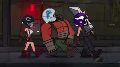 Bears, Lions, and Vikings fans on their way to r/NFCNorthMemeWar right now