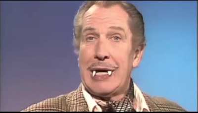 Vincent Price shows Kermit the tricks of the trade, from his 1977 appearance on 