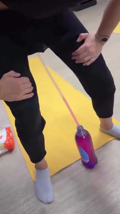 NFC NSWF : Women doing a form of Kegel exercise in a public class. 