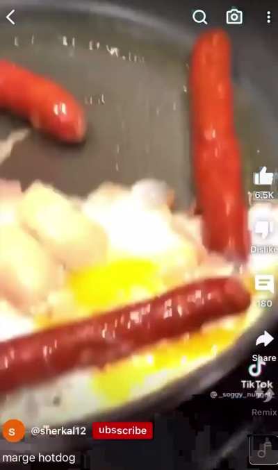 Making breakfast
