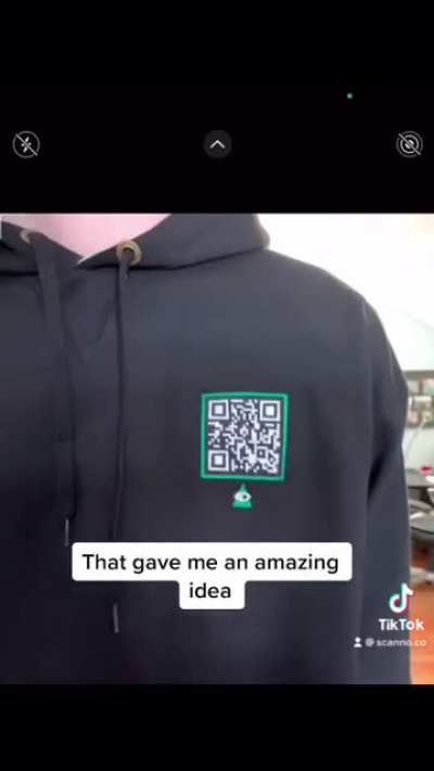 The best use for a QR Code Hoodie