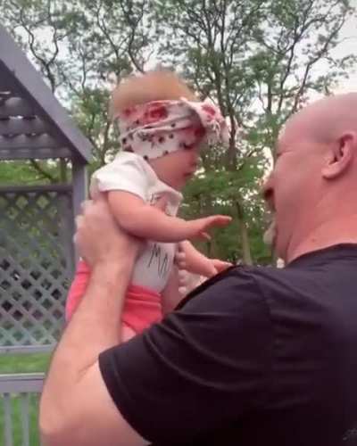 Such a sweet grandpa.