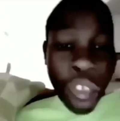 Why he start speaking lag tho?