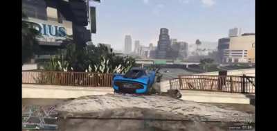 Stunt jump failed successfully