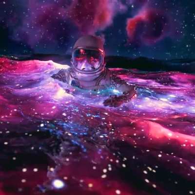 My latest loop gif 'Floating In Space'