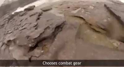 Man Learns Different Language Reacting to Lightning Strike