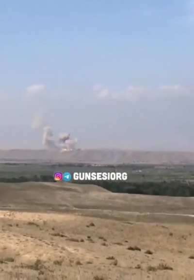 Azerbaijan-Armenia fighting view from Iran's side of the border
