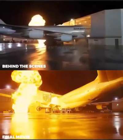 Christopher Nolan actually crashed a real Boeing 747 for this shot instead of using CGI.