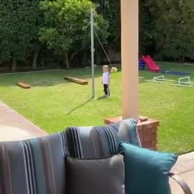 Pow. Right in the child’s face.