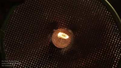 Candle flames are actually hollow