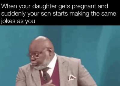 Who taught this man my comedy?