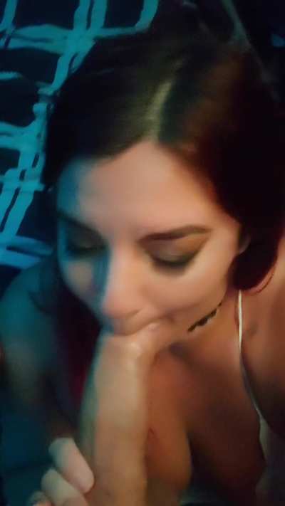Admiringly watching me at work on his throbbing cock