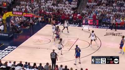[Highlight] Jokic with a pass fake and pivot move on Gobert