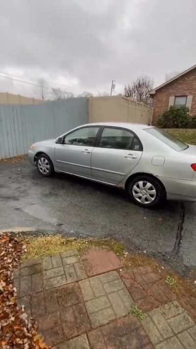Dad surprises his daughter with her first car (Toyota Corolla)