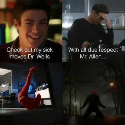 Barry shows off his sick moves