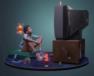 90's Kid - Created With Blender & Rendered With Eevee