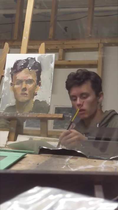Self Portrait in a Mirror