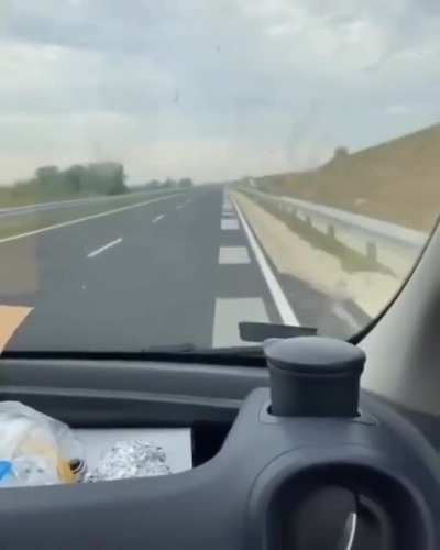 Road plays music when driven over