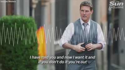 Tom Cruise losing his shit after two crew members broke the covid rules on set.