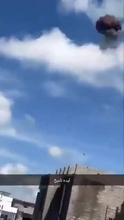 A video has appeared allegedly showing a Ukrainian P1-Sun interceptor shooting down an Iranian 