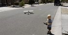 Poor kid just wanted to fly his plane
