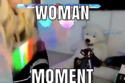 When woman