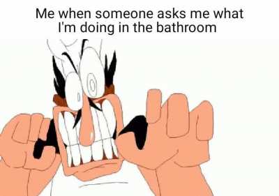 The bathroom is real
