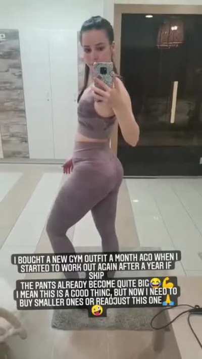 Gym IG story