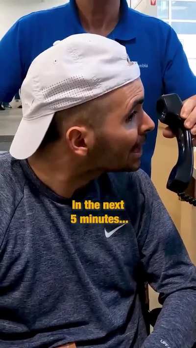 $50,000 surprise for bomb victim. This man is so wholesome!