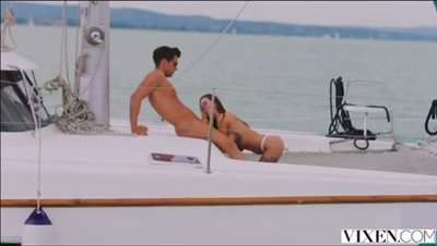 On a boat