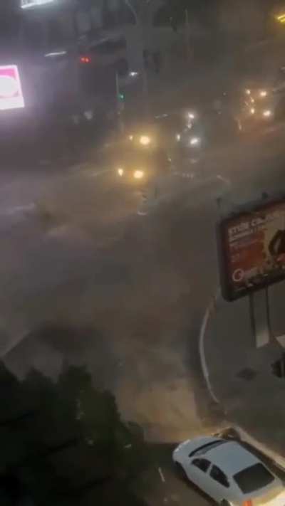 Driver has a Final Destination moment in Belgrade, Serbia