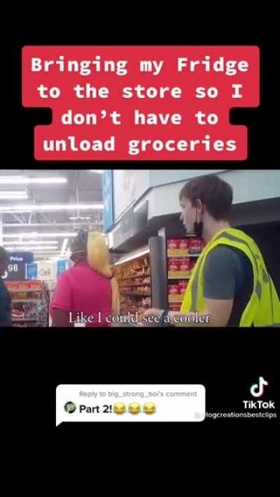 I hate unloading groceries