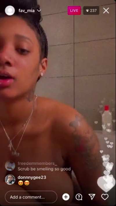 yourbihfav in the tub