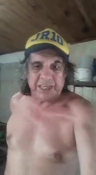 Peronista enojado con Macri muestra lo que come