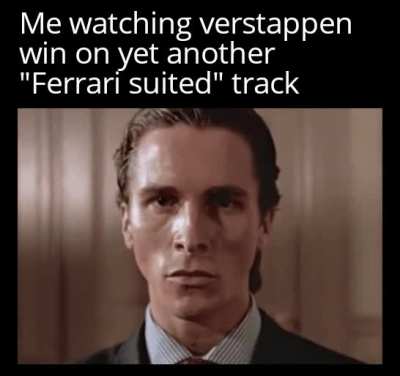 At this point, Ferrari suited track= >25% chance of a podium