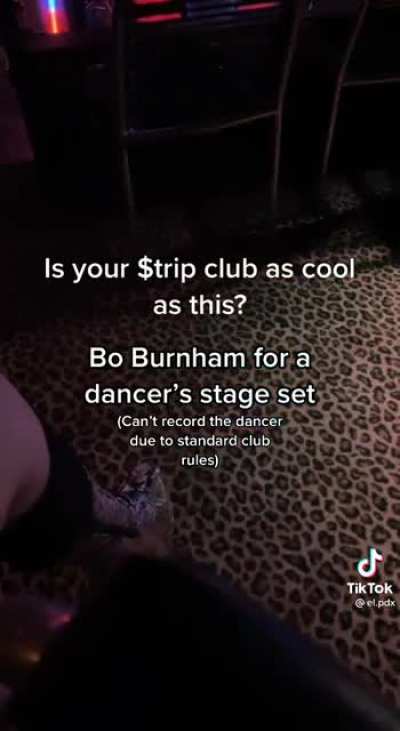 Bo's song playing at an... unexpected... place