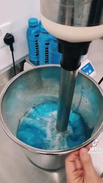 Prime Drink turned into an Ice Cream. Tasty? Who knows.
