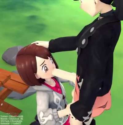 Marnie with trainer