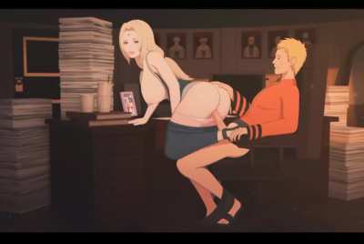 Tsunade and Naruto