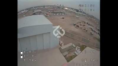 Iranian-backed militia carried out a Fiber Optic-link FPV drone attack at the US Victory Base near Baghdad International Airport, Iraq.